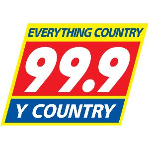 Logotipo de la emisora ​​de radio WYTZ 99.9 Y Country