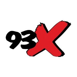 Logo of radio station 93X, KXXR 93.7 FM
