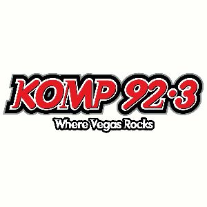 Logo of radio station KOMP 92.3 FM