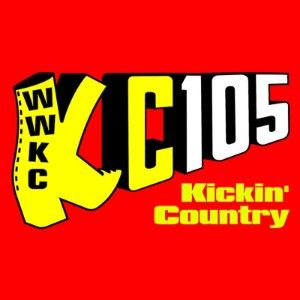 Logotipo de la emisora ​​de radio KC105, WWKC 104.9 FM
