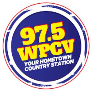 Logotipo de la emisora ​​de radio 97 Country, WPCV 97.5 FM