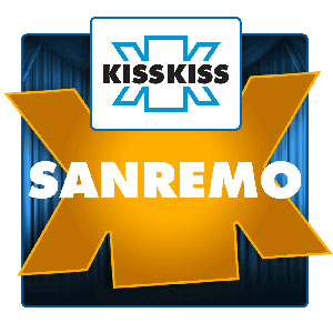Logo of radio station Kiss Kiss Sanremo