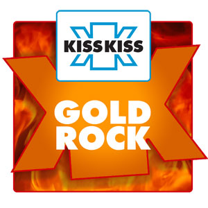 Logotipo de la emisora ​​de radio Radio Kiss Kiss Gold Rock