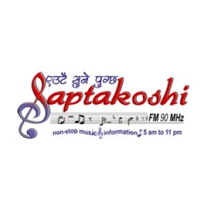 Logotipo de la emisora ​​de radio Saptakoshi FM
