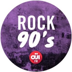 Logotipo de la emisora ​​de radio OUI FM Rock 90'S
