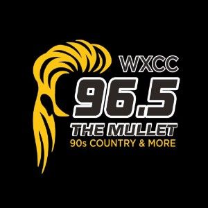 Logotipo de la emisora ​​de radio WXCC 96.5 The Mullet