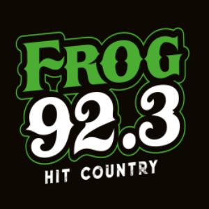 Logotipo de la emisora ​​de radio Frog 92.3 WJMQ