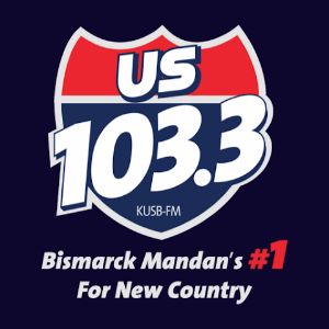 Logo of radio station KUSB US 103.3 FM