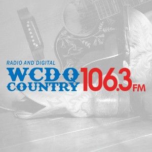 Logo of radio station 106.3 WCDQ