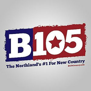 Logotipo de la emisora ​​de radio B105, KKCB 105.1 FM