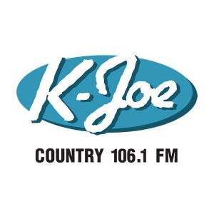 Logotipo de la emisora ​​de radio KJOE K-Joe 106.1 FM