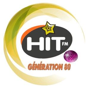 Logotipo de la emisora ​​de radio Hit FM - Génération 80