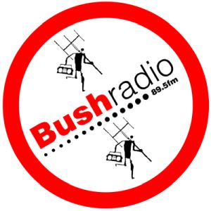 Logo of radio station Bush Radio