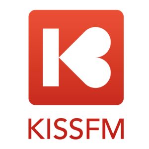 Logo of radio station Kiss FM Eurovision