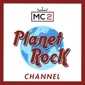 Logotipo de la emisora ​​de radio MC2 Planet Rock Channel