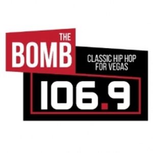 Logo of radio station 106.9 Da Bomb