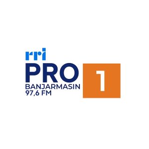 Logo of radio station PRO 1 RRI - Banjarmasin