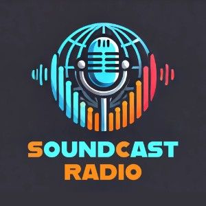 Logo of radio station SoundCast Radio