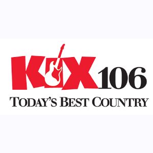 Logo of radio station KIX 106 WGKX-FM
