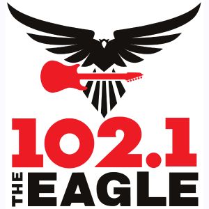 Logo of radio station The Eagle 102.1 KFZX-FM