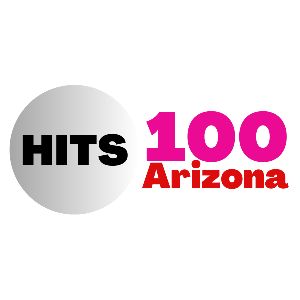 Logotipo de la emisora ​​de radio Hits 100 Arizona