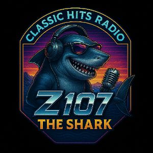Logo of radio station Z107 The Shark