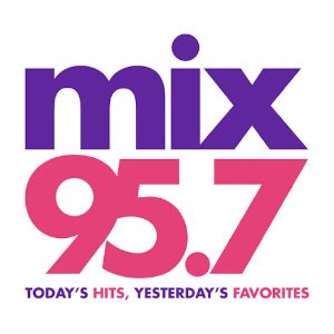 Logo of radio station MIX 95.7 KXLS