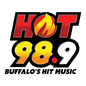 Logotipo de la emisora ​​de radio HOT 98.9 WBBF
