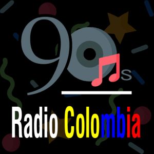 Logo of radio station 90s Radio Colombia