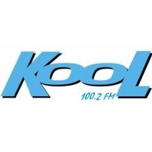 Logotipo de la emisora ​​de radio Radio Kool FM 100.2