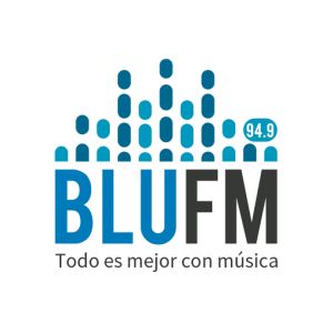 Logo of radio station Blu FM