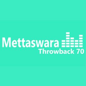 Logotipo de la emisora ​​de radio Mettaswara Throwback 70s