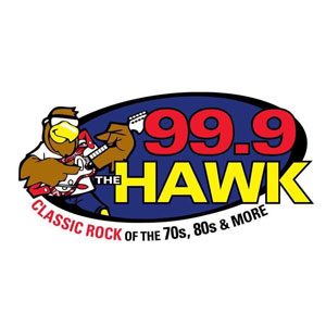 Logotipo de la emisora ​​de radio 99.9 The Hawk