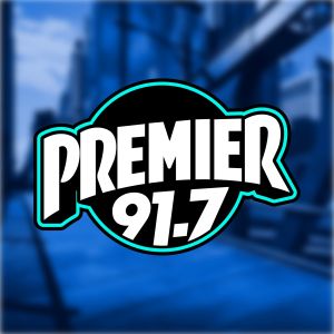 Logo of radio station 91.7 Premier
