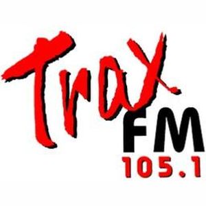Logo of radio station Trax FM