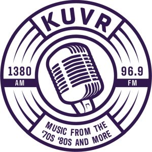 Logo of radio station KUVR 1380 AM/96.9 FM