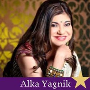 Logotipo de la emisora ​​de radio Bollywood Radio - Alka Yagnik
