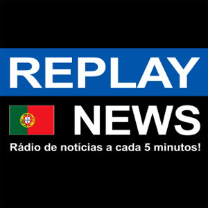 Logo of radio station Replay News Português