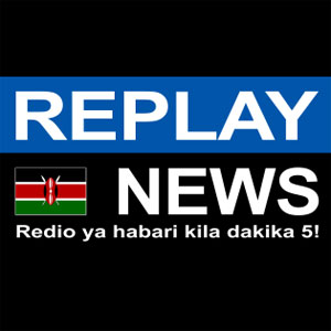 Logo of radio station Replay News Kiswahili