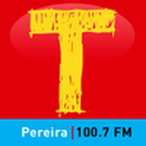 Logo of radio station Tropicana Pereira 100.7 FM