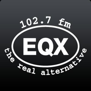 Logo of radio station 102.7 WEQX
