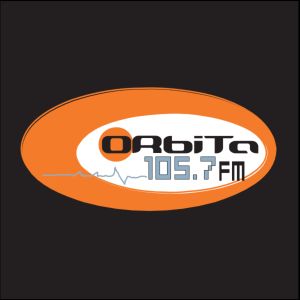 Logotipo de la emisora ​​de radio Orbita 105.7 FM