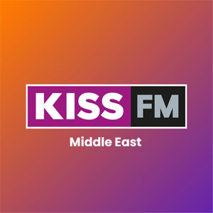 Logo of radio station Kiss FM Middle East