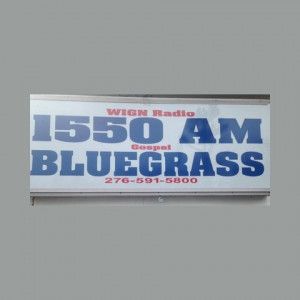 Logo of radio station 1550 AM Bluegrass