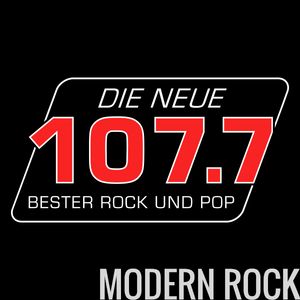 Logotipo de la emisora ​​de radio DIE NEUE 107.7 – MODERN ROCK