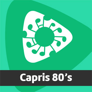 Logotipo de la emisora ​​de radio Radio Capris 80s