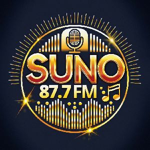 Logotipo de la emisora ​​de radio Suno 87.7 FM