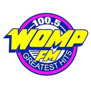 Logo of radio station 100.5 WOMP FM
