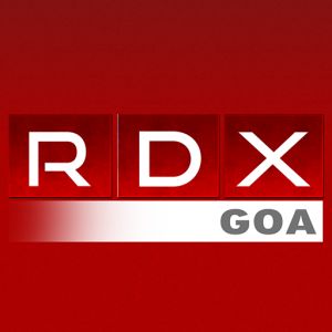 Logo of radio station RDX Goa