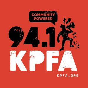 Logotipo de la emisora ​​de radio KPFA 94.1 FM